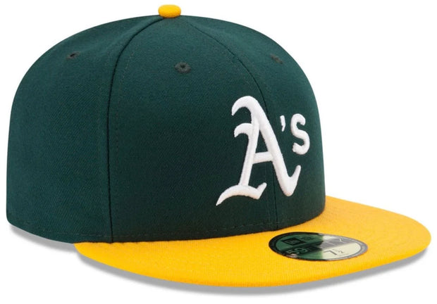 Oakland A's OTC Fitted 'Green Yellow' Hat