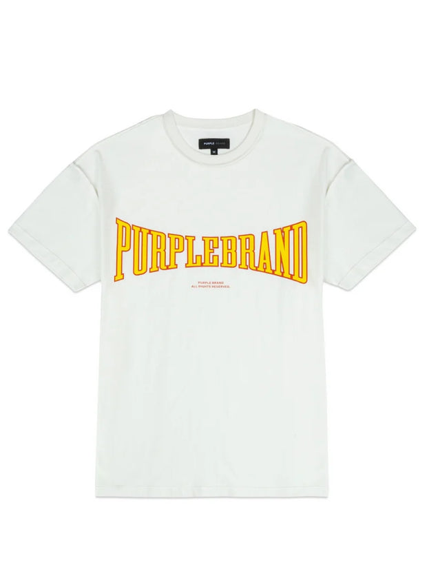 Purple Brand Textured Inside Out T-Shirt – Off White