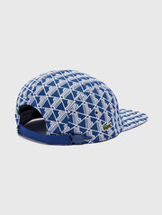 Lacoste Unisex Cap with Monogram Print – Blue