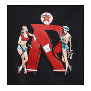 Represent Premium Printed Cotton T-Shirt – Black/Red