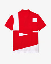 Lacoste Men’s Heritage Regular Fit Print Cotton Piqué Polo