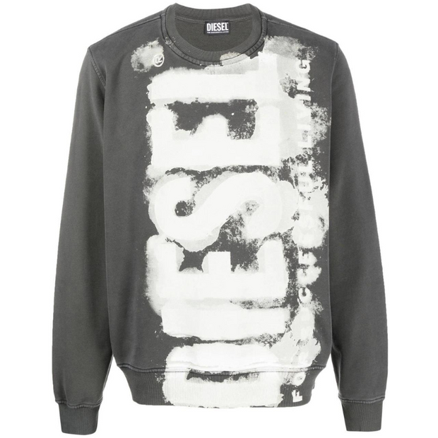 Diesel S-Ginn-E5 logo-print sweatshirt