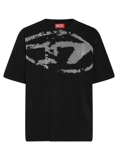 Diesel T-Boxt Logo Printed Crewneck T-Shirt