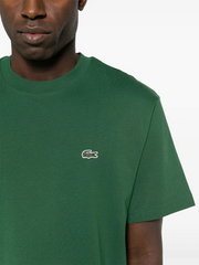 Lacoste Logo-Patch Cotton T-Shirt – Emerald Green