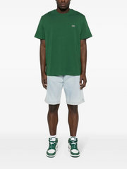 Lacoste Logo-Patch Cotton T-Shirt – Emerald Green