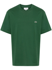 Lacoste Logo-Patch Cotton T-Shirt – Emerald Green