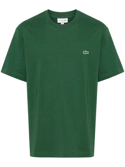 Lacoste Logo-Patch Cotton T-Shirt – Emerald Green
