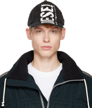 Diesel C-Ewan Cotton Baseball Cap – Jet Black