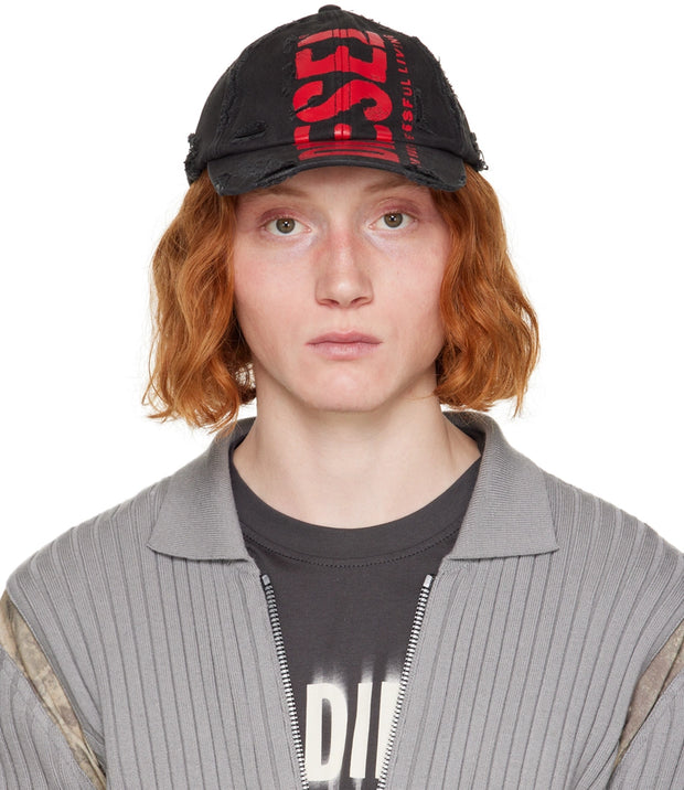 Diesel Black C-Ewan Cap