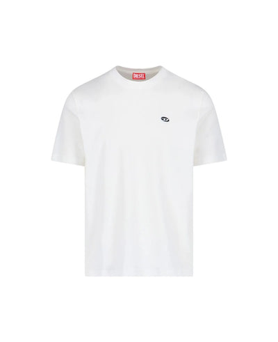 Diesel D-Oval Patch T-Shirt – White