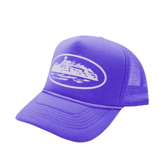 Corteiz Alcatraz Trucker Hat – 'Purple'