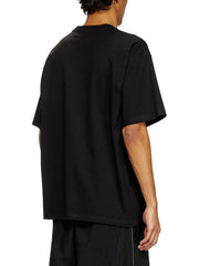 DIESEL RELAXED FIT GRAPHIC LOGO T-SHIRT – BLACK