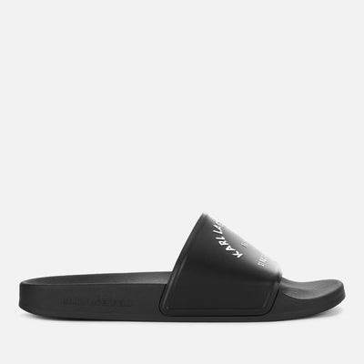 Karl Lagerfeld Logo Slide Sandals