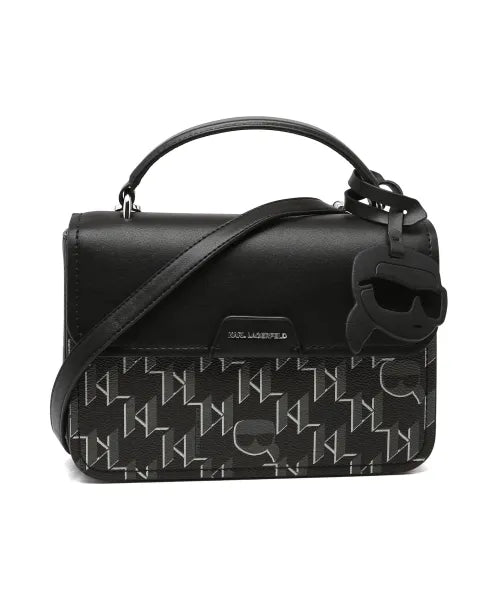 Karl Lagerfeld K/Ikonik 2.0 Messenger Bag – Black