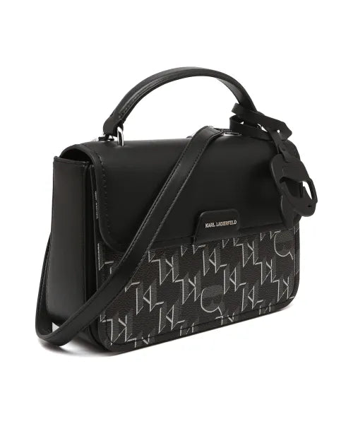 Karl Lagerfeld K/Ikonik 2.0 Messenger Bag – Black