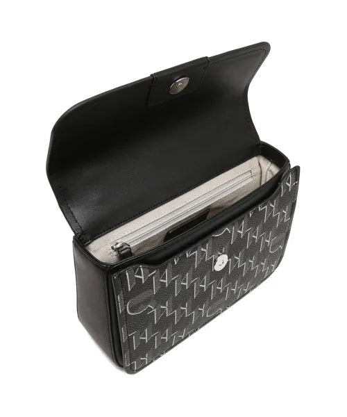 Karl Lagerfeld K/Ikonik 2.0 Messenger Bag – Black