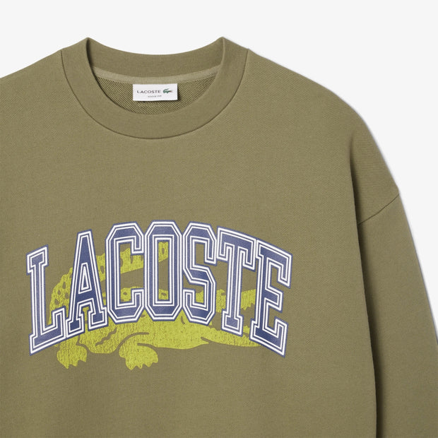 Lacoste Loose Fit Fleece Sweatshirt